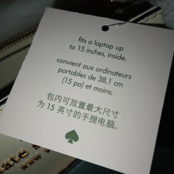 NWT Kate Spade Staci Color block laptop Tote - Picture 12 of 12